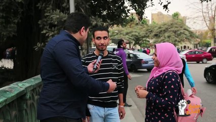 مذيع الشارع| اظرف بنت وولد مرتبطين فيكي يا مصر " ميدو واميرة "