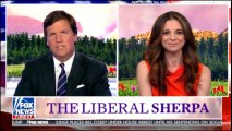 Cathy Areu with Tucker Carlson discussing 