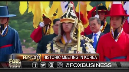 Leaders of North Korea, South Korea hold historic meeting