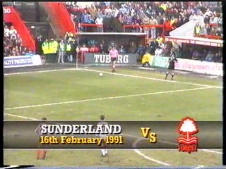 Sunderland - Nottingham Forest 16-02-1991 Division One