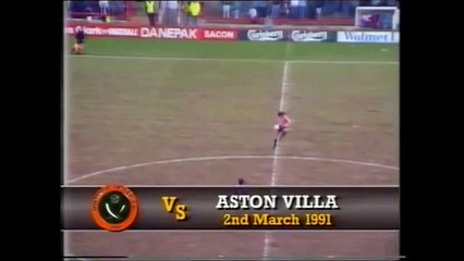 Sheffield United - Aston Villa 02-03-1991 Division One