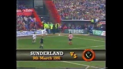 Sunderland - Sheffield United 09-03-1991 Division One
