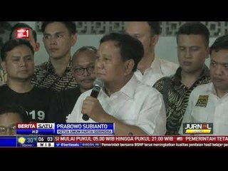 Prabowo Sebut Ekonomi Indonesia Kini di Kondisi Rawan