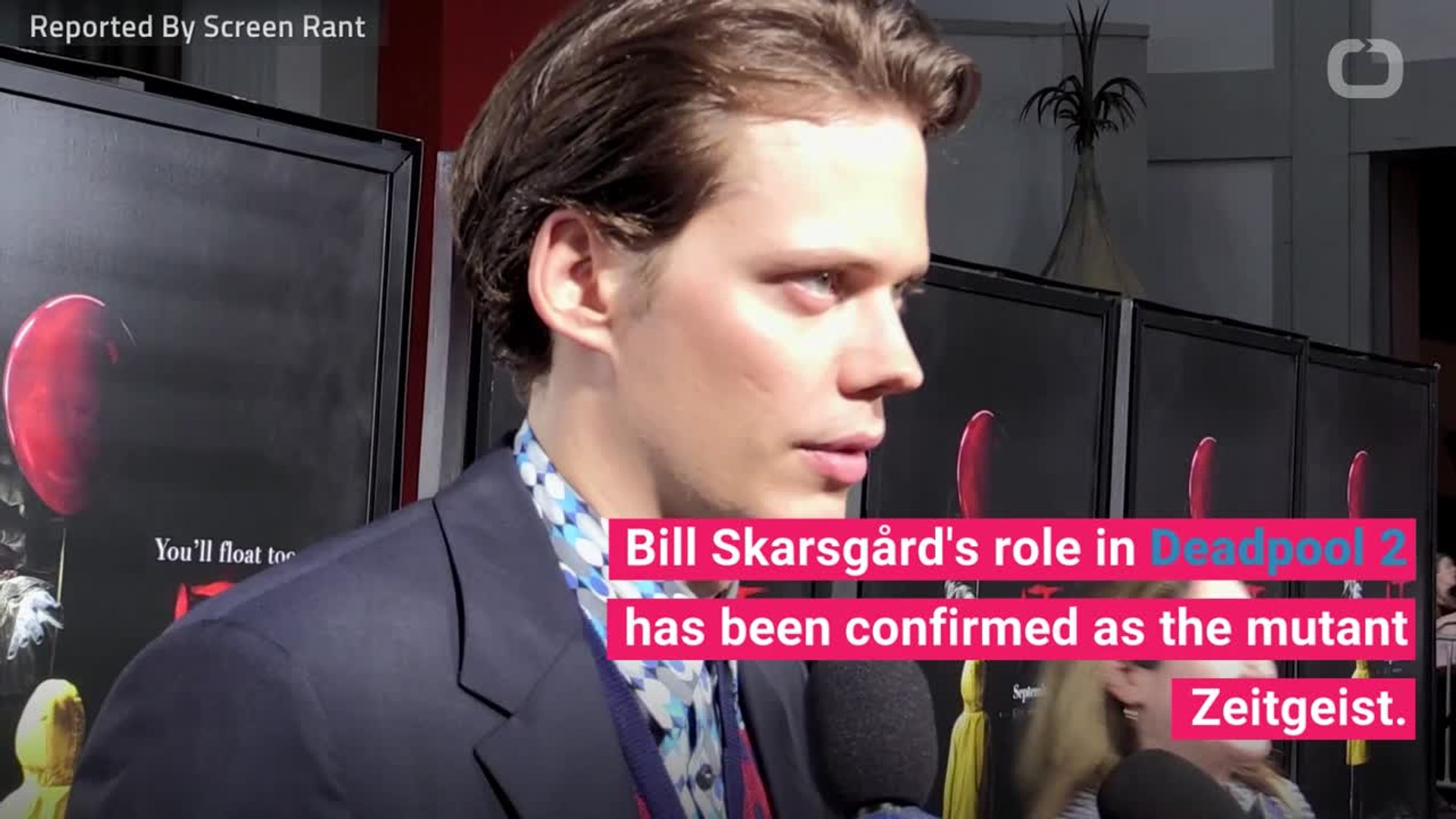 Bill Skarsgard Confirmed As X Force S Zeitgeist In Deadpool 2 Video Dailymotion