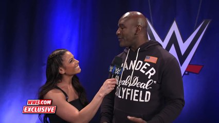 Evander Holyfield talks about his sports-entertainment fandom_ SmackDown Exclusive, April 24, 2018