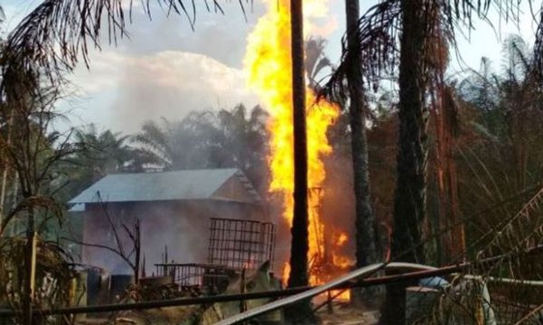 22 Orang Tewas dalam Kebakaran Sumur Minyak Ilegal di Aceh