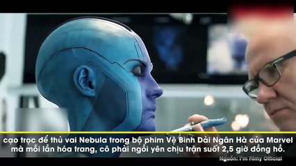 Fan Marvel sửng sốt khi phát hiện Nebula xấu xí trong phim là mỹ nhân "cực phẩm" ngoài đời thế này