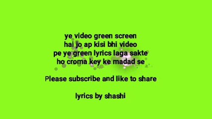 Banno teree ankhiya _ green screen lyrics _ super hits song wedding