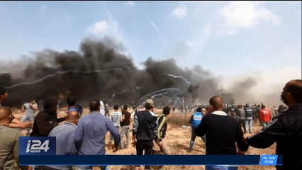 L'armée israélienne riposte suite aux manifestations dans la bande de Gaza