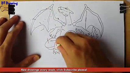 Drawing Pokemon - Drawing Charizard