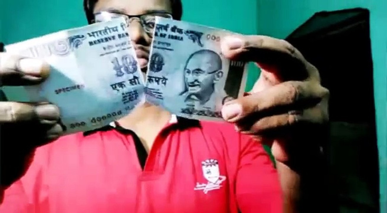 How become money from torn pieces magic tutorial