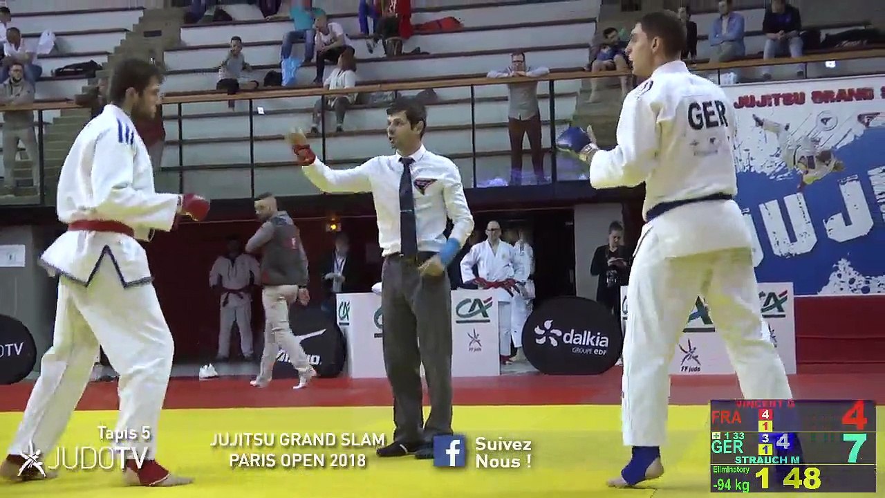 TAPIS 5 -  JUJITSU GRAND SLAM PARIS OPEN 2018 - LIVE 6 (216)