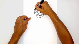 How to Draw Teen Gohan SSJ2 | Dragon Ball Z