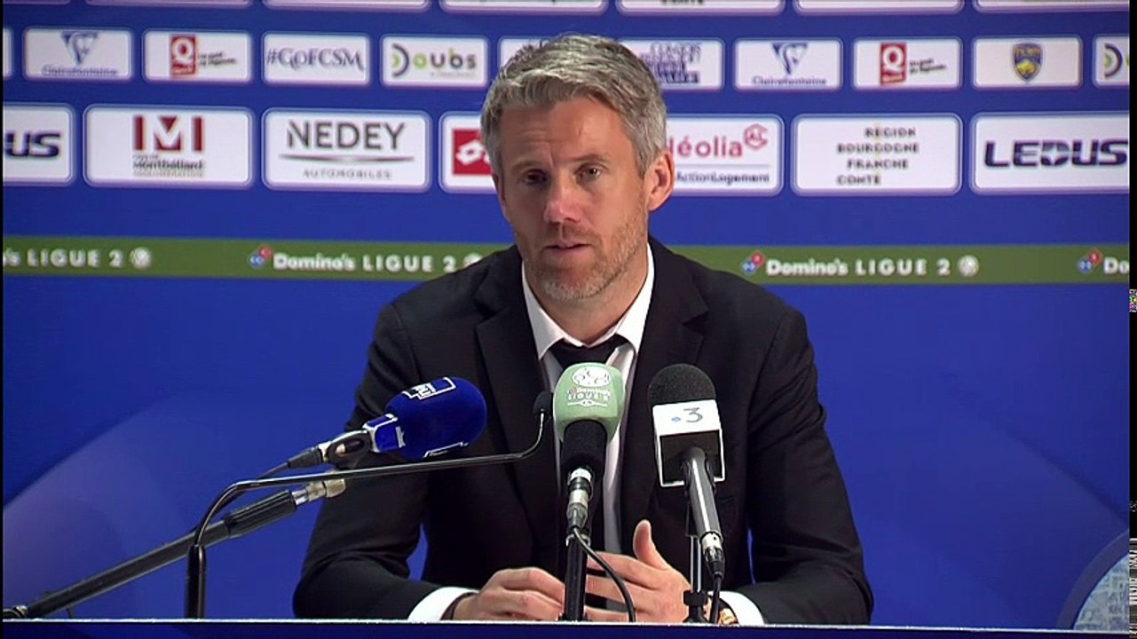 La réaction de Mickaël Landreau après FC Sochaux - FC Lorient (0-2)