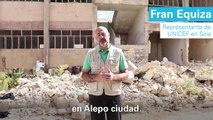 UNICEF entre las escuelas devastadas de Alepo