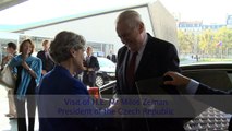 Visit of H.E Mr Milos Zeman, President of the Czech Republic
