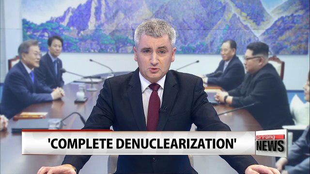 N. Korean state media includes complete denuclearization in report on summit declaration