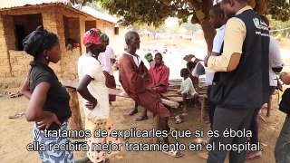 UNICEF informa y también diagnostica el ébola en Guinea