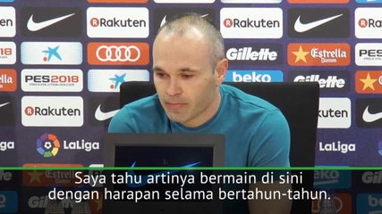 Saya Mengakhiri Karir Di Barca Karena Tidak Dapat Memberi Bentuk Terbaik Saya - Iniesta