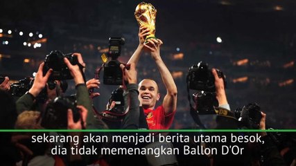 Iniesta Pantas Memenangkan Ballon d'Or Pada 2010 - Zidane