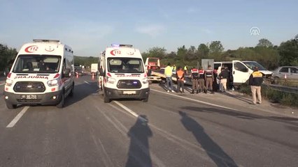 Anadolu Otoyolu'nda Trafik Kazası: 7 Yaralı - Düzce