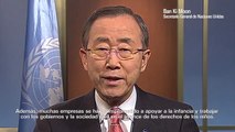 Ban Ki-moon Derechos del Niño y Principios Empresariales