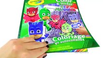 Disney Junior PJ Masks GEKKO Coloring with CRAYOLA Color and Sticker Book