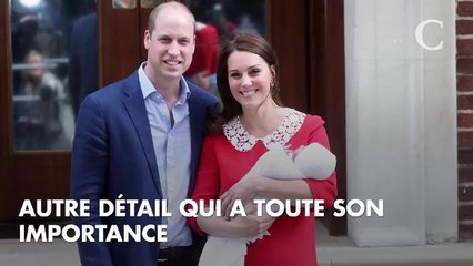 Kate Middleton portait les boucles d'oreille de la Reine Elisabeth pour la naissance du Prince Louis