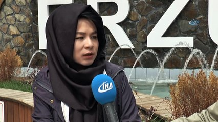 Afganlı kızdan dünyaya mesaj niteliğinde resim
