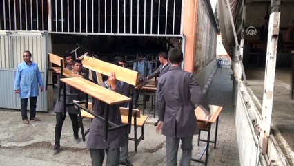 Afrin'deki okullar için öğrenciler seferber oldu - OSMANİYE