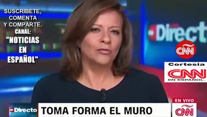 Ultimas noticias de EEUU, TRUMP REVELA PROTOTIPOS DEL MURO FRONTERIZO 20/10/2017