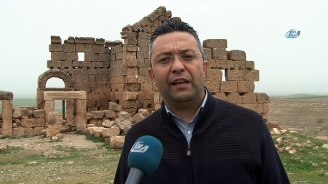 Diyarbakır’daki gizemli tapınakta yeni koridorlar ortaya çıkarıldı...Zerzevan Kalesi havadan görüntülendi