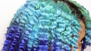 Natural Colored Hair - Braid Out & Curl //Nefertiti Bourne