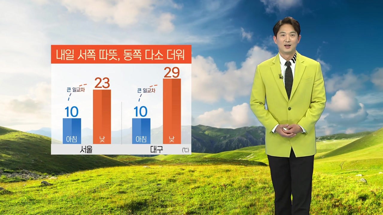 [날씨] 내일도 때 이른 더위...미세먼지 '나쁨' / YTN