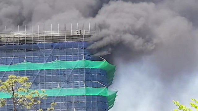 익산 롯데시네마 공사장 불... 근로자 7명 연기 마셔 / YTN