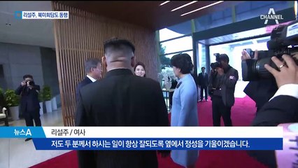 깜짝 카드 리설주…북미회담서 멜라니아 만날까