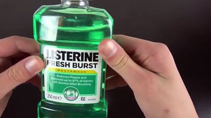 Cool Mint Listerine Mouthwash Slime Stretchy, Fluffy & Soft