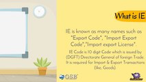 Online Import Export (IE) Code Registration