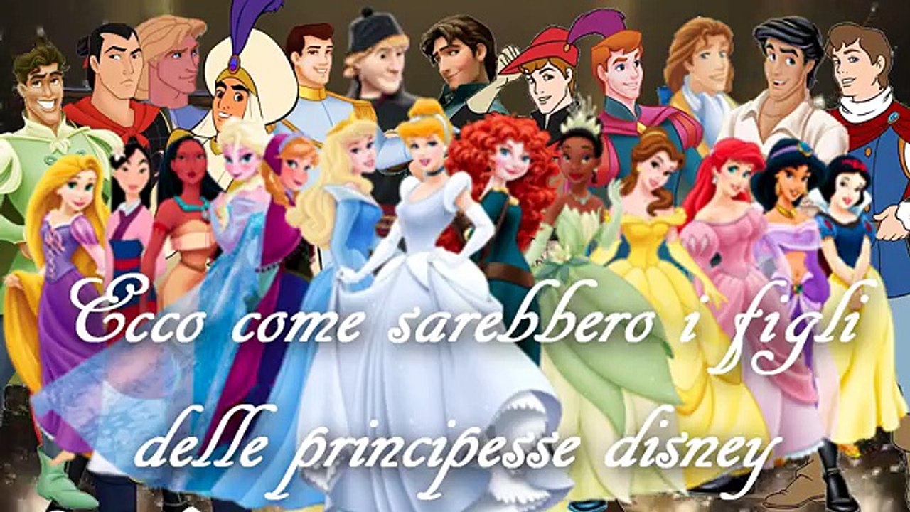 Come Sarebbero i Figli (Famiglia) delle Principesse della Disney? PRIMA e DOPO con Figlio