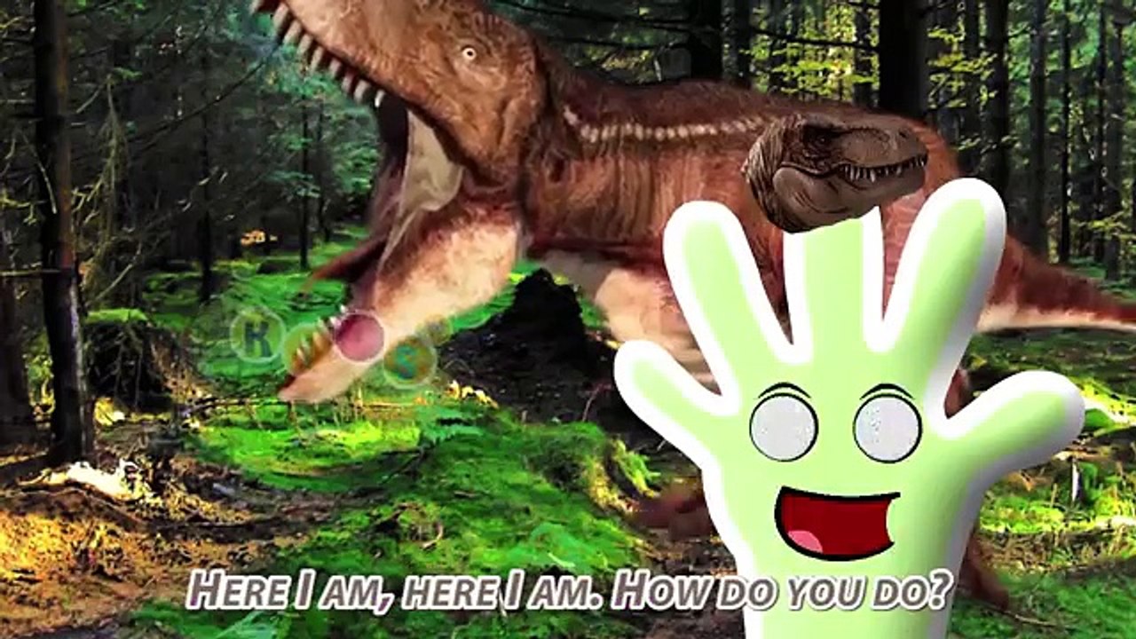 3D Dinosaurus Water Animation Finger Family Nursery Rhymes by KidsW