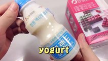 DIY How to Make Yogurt Milk Ice Cream Recipe PomPom !! 요구르트 우유 컬러 아이스크림 바 만들기! 요리 소꿉 놀이