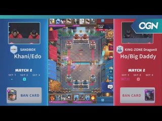 [하이라이트] SANDBOX vs KING-ZONE Dragon X 2set 180428 - 클래시 로얄 리그 아시아 (CRL) 클래시 로얄 리그 아시아 2화