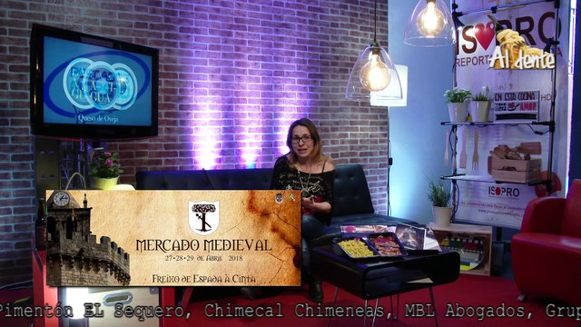 ANA DESPIDIENDO PROGRAMA 261 AL DENTE del 25 04 2018 con las imagenes de la Antigua en Alimentaria de Barcelona