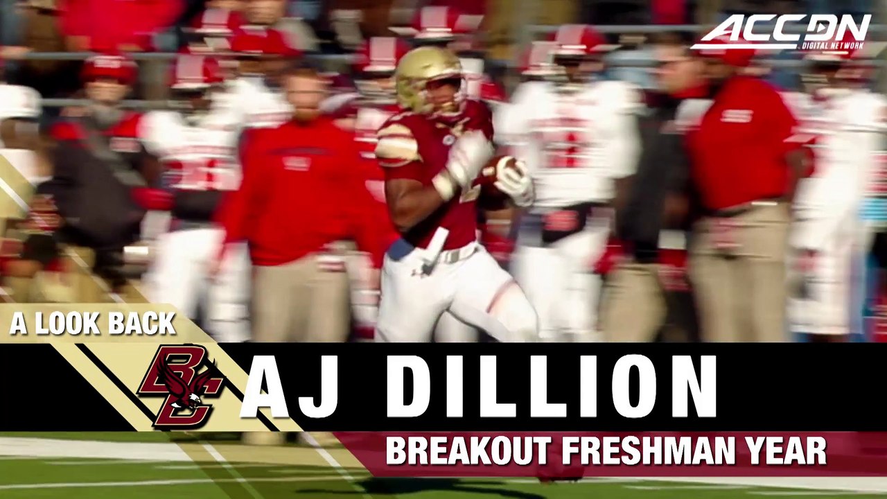 AJ Dillon's Breakout Freshman Year at Boston College | ACC Football Spring Spotlight