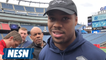 Patriots Running Back Jeremy Hill First Media Availability In Foxboro