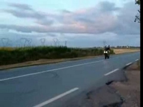 Kawasaki Ninja 636 Zx-6Rsr Stunt Burn Weeling Stoppie