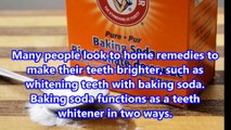 Teeth Whitening With Baking Soda