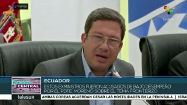 Ecuador: Lenín Moreno nombra a nuevos ministros de Interior y Defensa