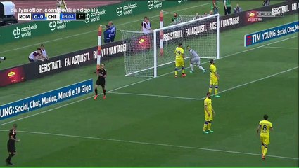 Patrik Schick Goal HD - AS Roma 1 - 0 Chievo - 28.04.2018 (Full Replay)