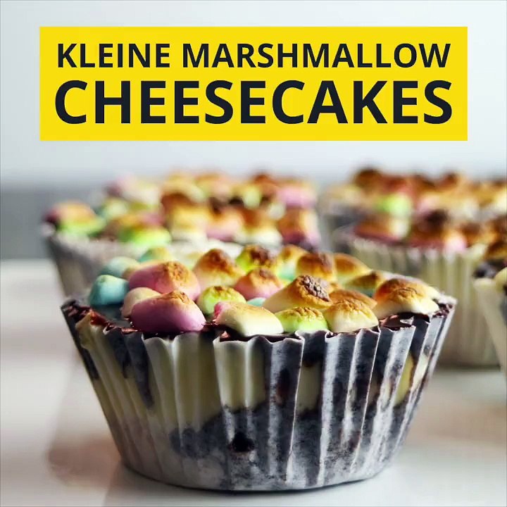 Die sind super süß: Mini Marshmallow-Cheesecakes ZUM REZEPT 